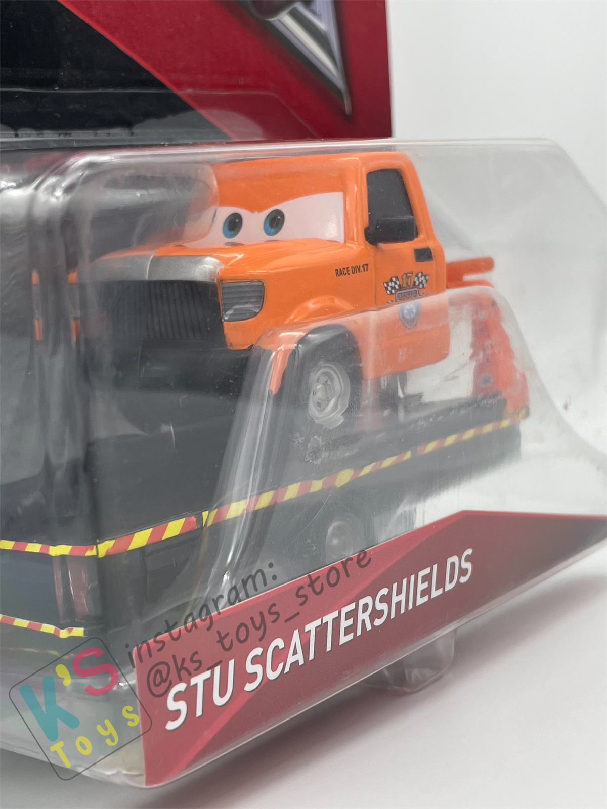 DELUXE RARE DISNEY PIXAR CARS "STU SCATTERSHIELD" CARS 3 - BNIP