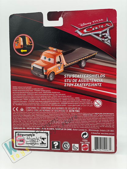 DELUXE RARE DISNEY PIXAR CARS "STU SCATTERSHIELD" CARS 3 - BNIP