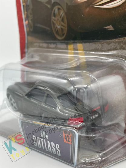 DISNEY PIXAR CARS BY MATTEL, THE WORLD OF CARS SERIES - BOB CUTLASS #42 - BNIP