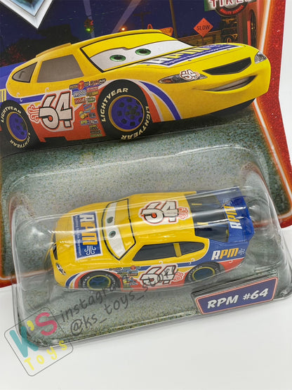 DISNEY PIXAR CARS BY MATTEL, SUPERCHARGED SERIES - RPM #64 - BNIP