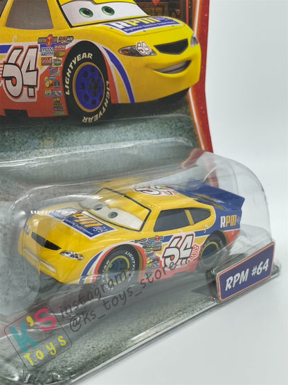 DISNEY PIXAR CARS BY MATTEL, SUPERCHARGED SERIES - RPM #64 - BNIP