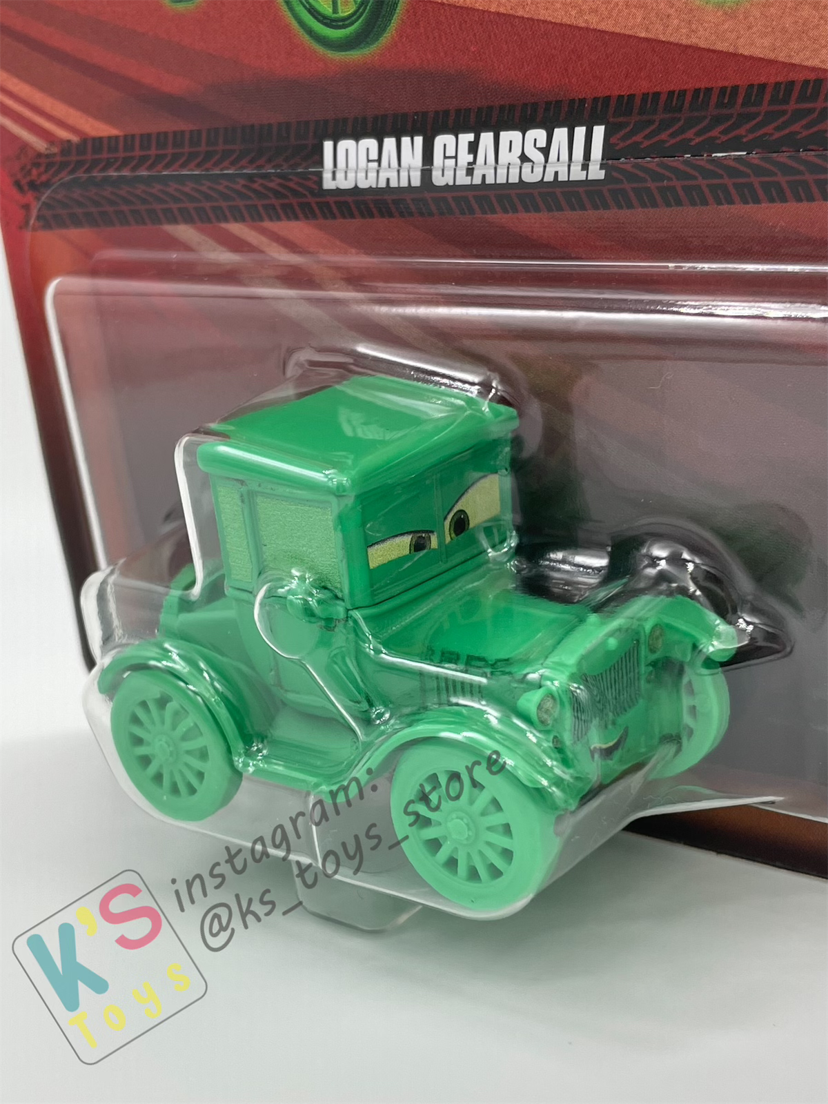 DISNEY PIXAR CARS BY MATTEL, LOGAN GEARSALL - 2024 NEW RELEASED - BNIP