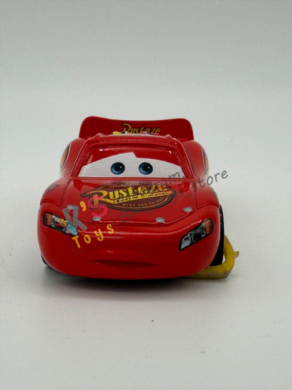 PRE-OWNED / LOOSE DISNEY PIXAR CARS - "IMPOUND LIGHTNING MCQUEEN" CARS CHASE SERIES - GOOD CONDITION