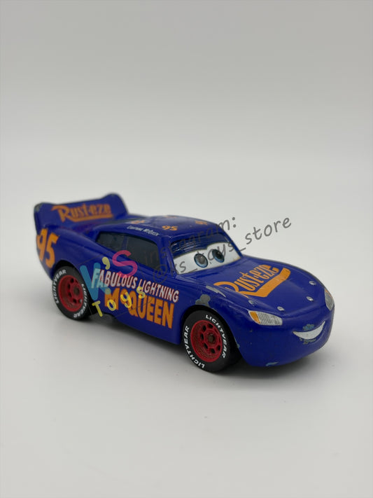 PRE-OWNED / LOOSE DISNEY PIXAR CARS - "FABULOUS LIGHTNING MCQUEEN" CARS 3 SERIES - PLAYED CONDITION