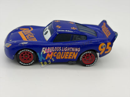 PRE-OWNED / LOOSE DISNEY PIXAR CARS - "FABULOUS LIGHTNING MCQUEEN" CARS 3 SERIES - PLAYED CONDITION