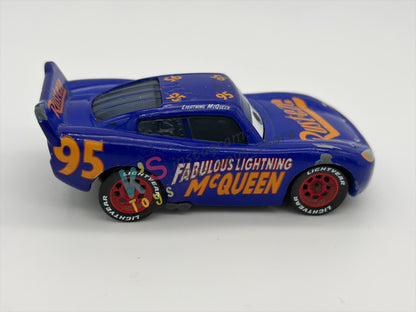PRE-OWNED / LOOSE DISNEY PIXAR CARS - "FABULOUS LIGHTNING MCQUEEN" CARS 3 SERIES - PLAYED CONDITION