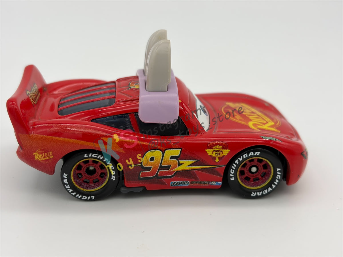 PRE-OWNED / LOOSE DISNEY PIXAR CARS - "LIGHTNING MCQUEEN AS EASTER BUGGY" EASTER SERIES - NEAR MINT CONDITION - READ DESCRIPTION!!!!!!