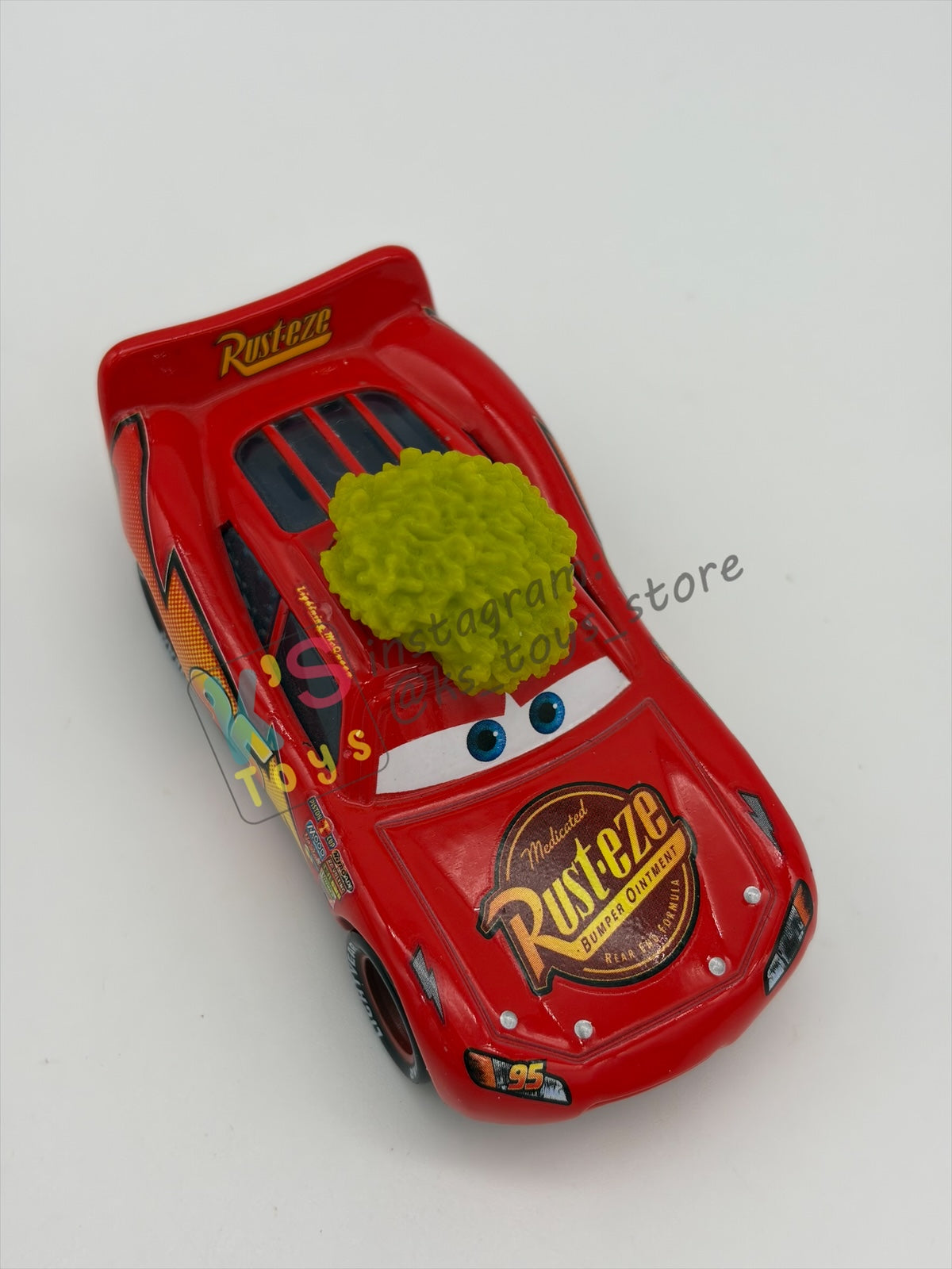 PRE-OWNED / LOOSE DISNEY PIXAR CARS - "TUMBLEWEED LIGHTNING MCQUEEN" RACE ORAMA SERIES - NEAR MINT CONDITION - READ DESCRIPTION!!!!!!