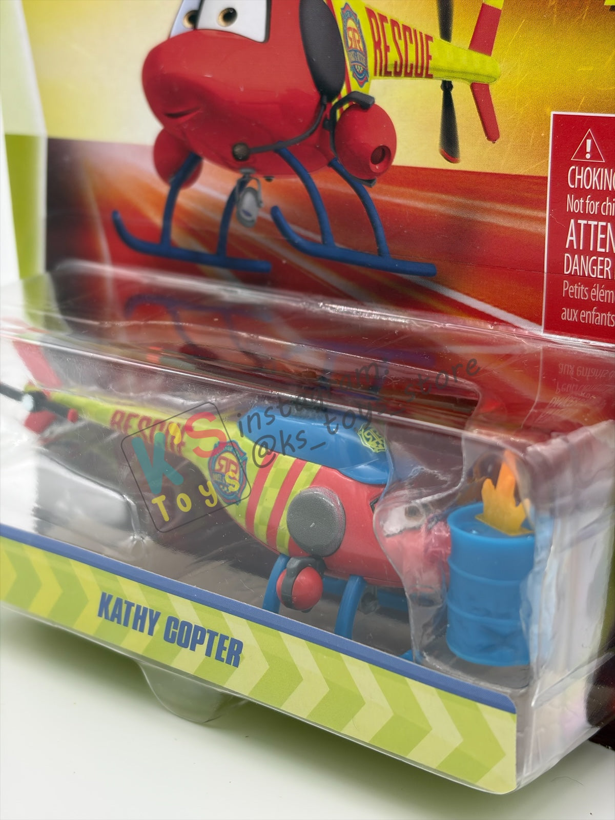 DISNEY PIXAR CARS BY MATTEL - "RACE AND RESCUE KATHY COPTER WITH ACCESSORIES" 2026 NEW RELEASE RACE & RESCUE SERIES - BNIP