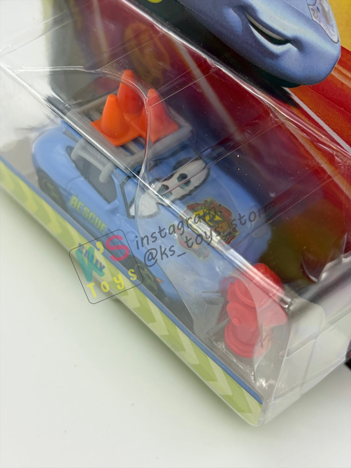 DISNEY PIXAR CARS 1:55 BY MATTEL - "RACE AND RESCUE SALLY WITH ACCESSORIES" 2026 NEW RELEASE RACE & RESCUE SERIES - BNIP