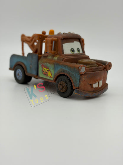 PRE-OWNED / LOOSE DISNEY PIXAR CARS BY MATTEL - "RACE TEAM MATER" - CARS 2 SERIES - GOOD CONDITION - READ DESCRIPTION!!!!!!!!!!