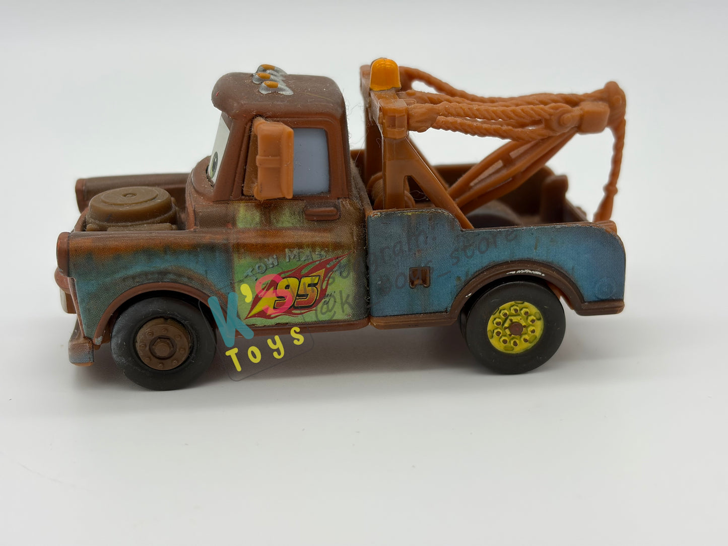 PRE-OWNED / LOOSE DISNEY PIXAR CARS BY MATTEL - "RACE TEAM MATER" - CARS 2 SERIES - GOOD CONDITION - READ DESCRIPTION!!!!!!!!!!