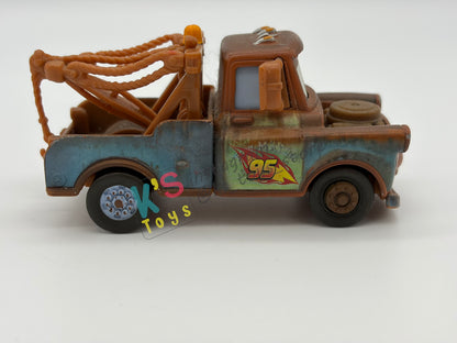 PRE-OWNED / LOOSE DISNEY PIXAR CARS BY MATTEL - "RACE TEAM MATER" - CARS 2 SERIES - GOOD CONDITION - READ DESCRIPTION!!!!!!!!!!