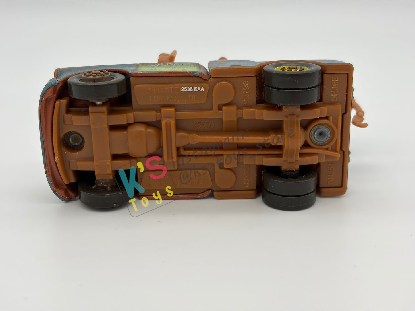 PRE-OWNED / LOOSE DISNEY PIXAR CARS BY MATTEL - "MATER, WITH BALLOON" - CARS 2 SERIES - GOOD CONDITION - READ DESCRIPTION!!!!!!!!!!