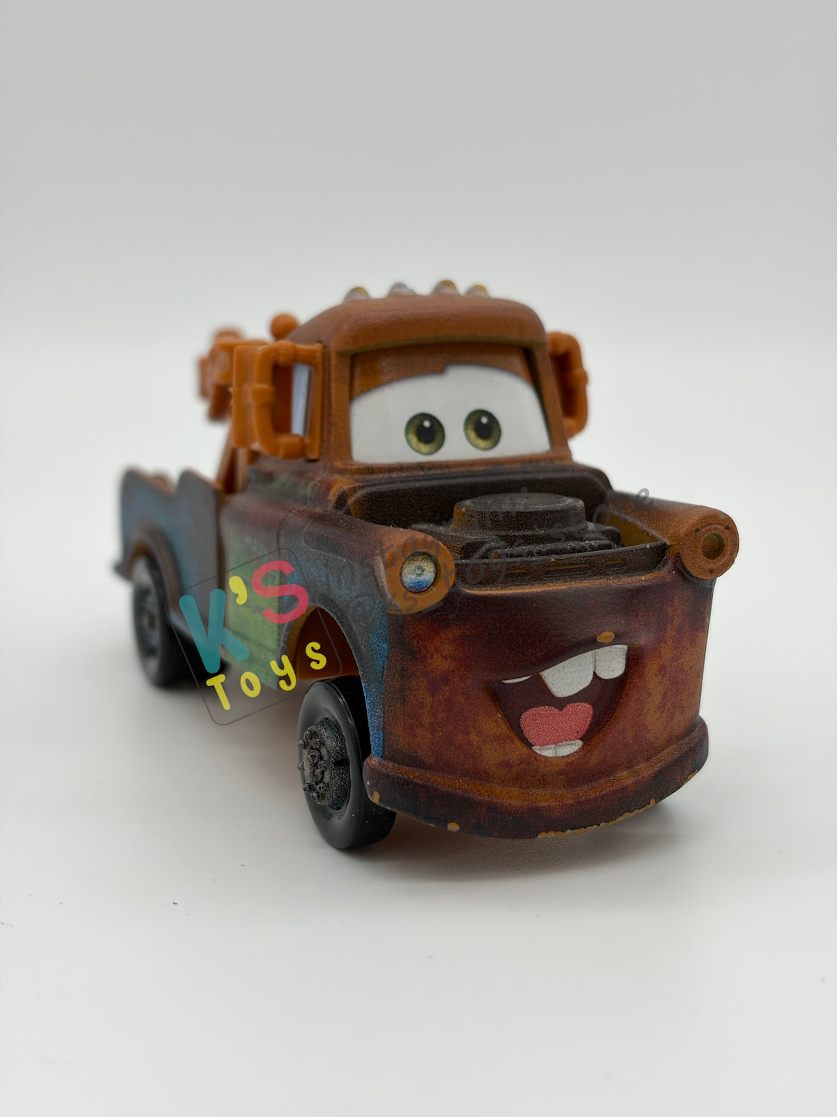 PRE-OWNED / LOOSE DISNEY PIXAR CARS BY MATTEL - "ROAD TRIP MATER (2023 VARIANT)" - CARS ON THE ROAD SERIES - GOOD CONDITION - READ DESCRIPTION!!!!!!!!!!