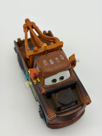 PRE-OWNED / LOOSE DISNEY PIXAR CARS BY MATTEL - "ROAD TRIP MATER (2023 VARIANT)" - CARS ON THE ROAD SERIES - GOOD CONDITION - READ DESCRIPTION!!!!!!!!!!