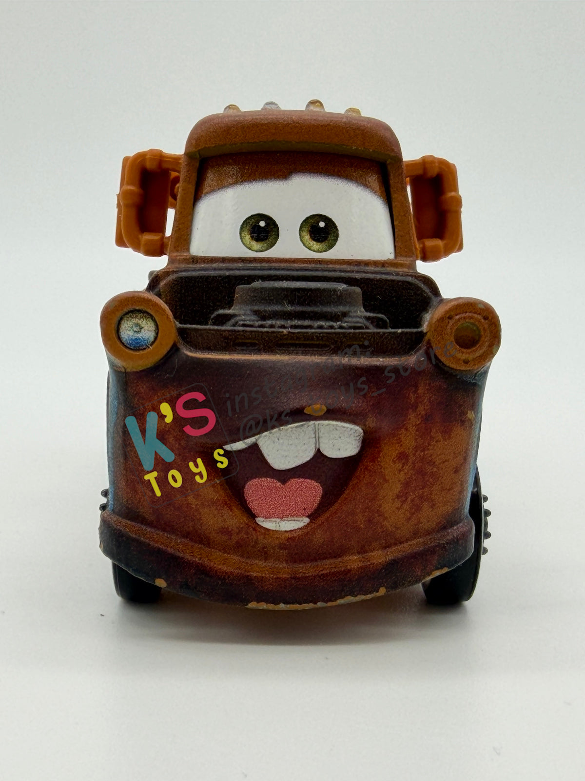 PRE-OWNED / LOOSE DISNEY PIXAR CARS BY MATTEL - "ROAD TRIP MATER (2023 VARIANT)" - CARS ON THE ROAD SERIES - GOOD CONDITION - READ DESCRIPTION!!!!!!!!!!