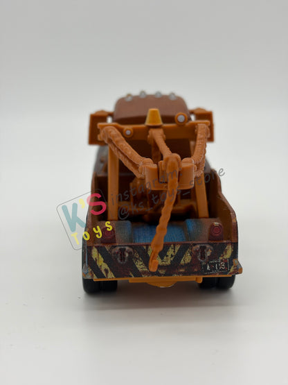 PRE-OWNED / LOOSE DISNEY PIXAR CARS BY MATTEL - "ROAD TRIP MATER (2023 VARIANT)" - CARS ON THE ROAD SERIES - GOOD CONDITION - READ DESCRIPTION!!!!!!!!!!