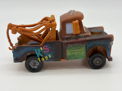PRE-OWNED / LOOSE DISNEY PIXAR CARS BY MATTEL - "ROAD TRIP MATER (2023 VARIANT)" - CARS ON THE ROAD SERIES - GOOD CONDITION - READ DESCRIPTION!!!!!!!!!!