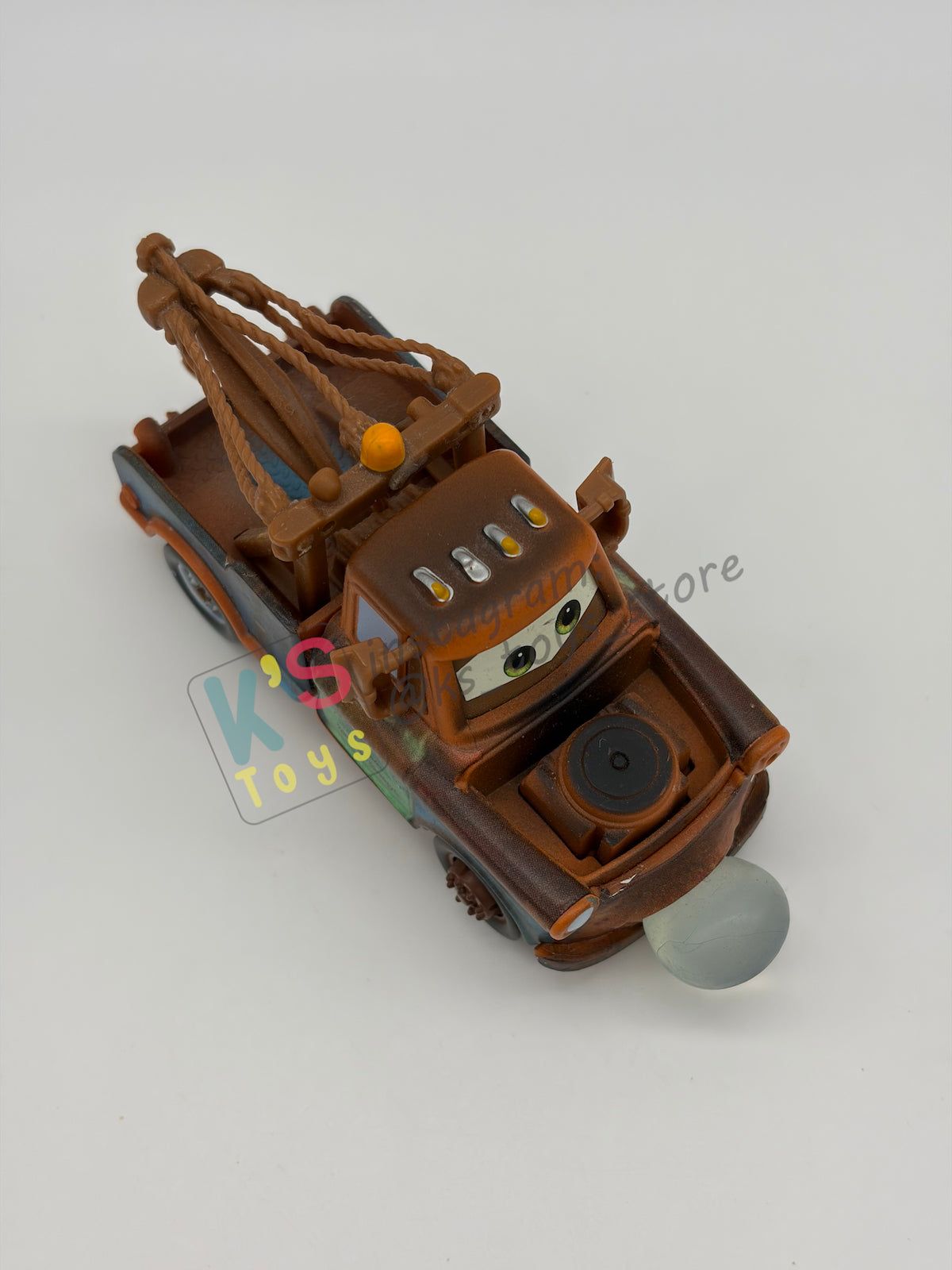 PRE-OWNED / LOOSE DISNEY PIXAR CARS BY MATTEL - "BLOWING BUBBLE MATER" - CARS SERIES - GOOD CONDITION - READ DESCRIPTION!!!!!!!!!!