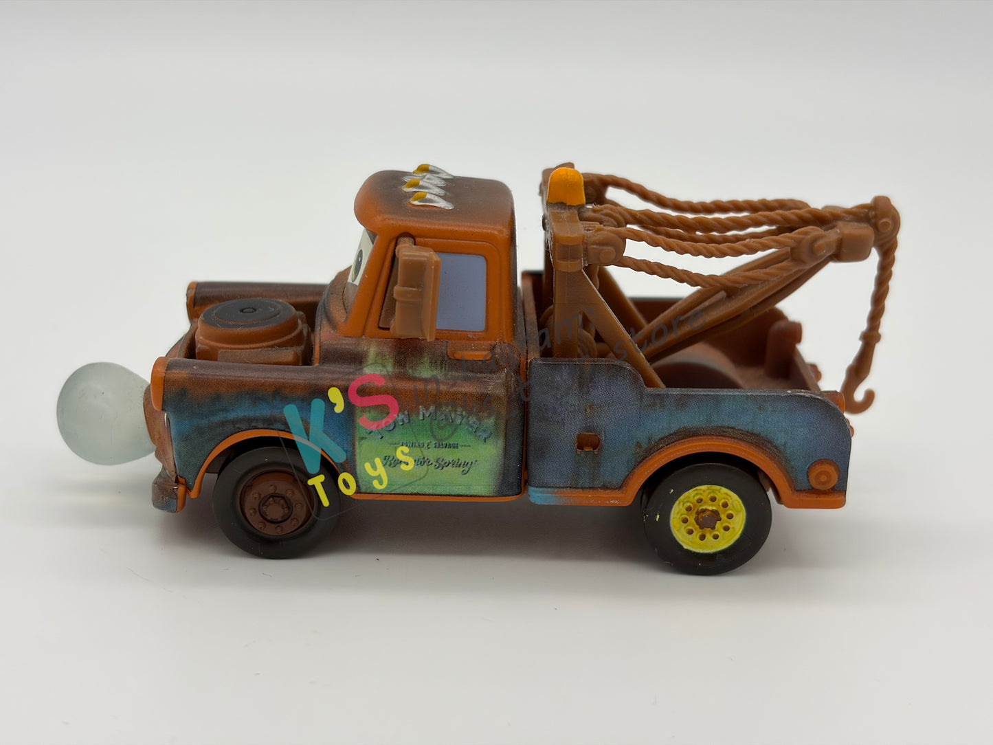 PRE-OWNED / LOOSE DISNEY PIXAR CARS BY MATTEL - "BLOWING BUBBLE MATER" - CARS SERIES - GOOD CONDITION - READ DESCRIPTION!!!!!!!!!!