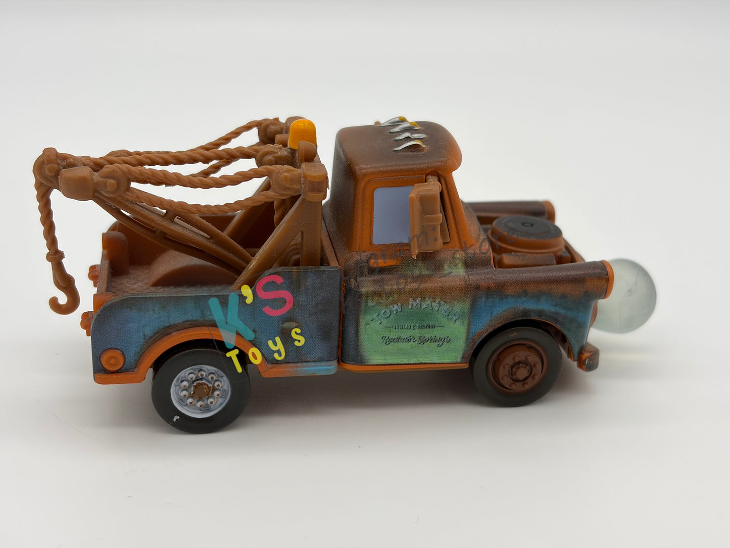 PRE-OWNED / LOOSE DISNEY PIXAR CARS BY MATTEL - "BLOWING BUBBLE MATER" - CARS SERIES - GOOD CONDITION - READ DESCRIPTION!!!!!!!!!!