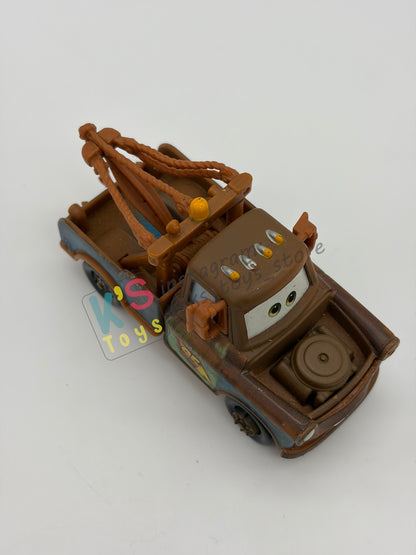 PRE-OWNED / LOOSE DISNEY PIXAR CARS BY MATTEL - "WASABI MATER" - CARS 2 SERIES - GOOD CONDITION - READ DESCRIPTION!!!!!!!!!!