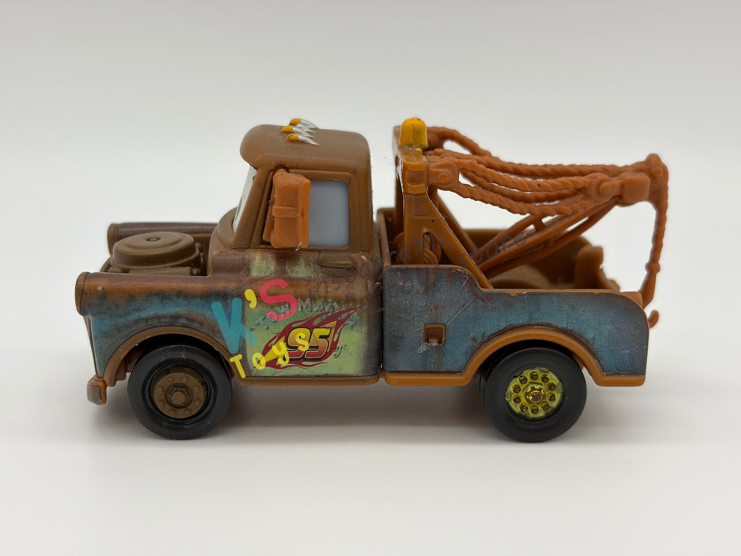 PRE-OWNED / LOOSE DISNEY PIXAR CARS BY MATTEL - "WASABI MATER" - CARS 2 SERIES - GOOD CONDITION - READ DESCRIPTION!!!!!!!!!!