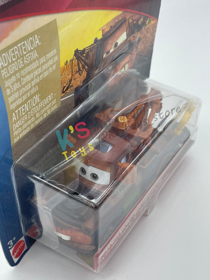 DISNEY PIXAR CARS BY MATTEL 1:55, "MATER WITH 95 HAT" - CARS 3 FLORIDA 3 SERIES - BNIP