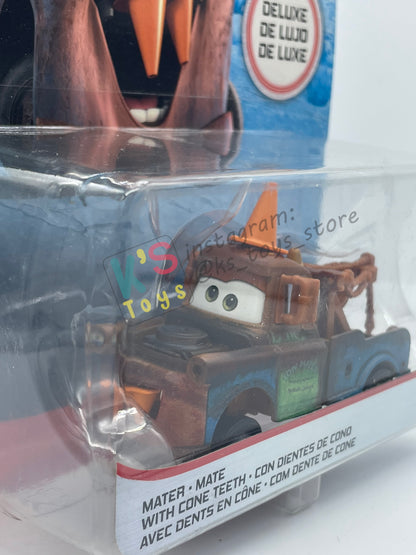 DELUXE DISNEY PIXAR CARS "MATER WITH CONE TEETH" - BNIP