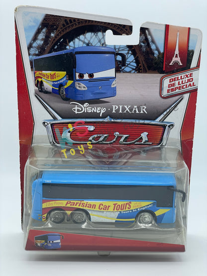 DELUXE DISNEY PIXAR CARS BY MATTEL, "EMMANUEL" PARIS TOUR SERIES - BNIP