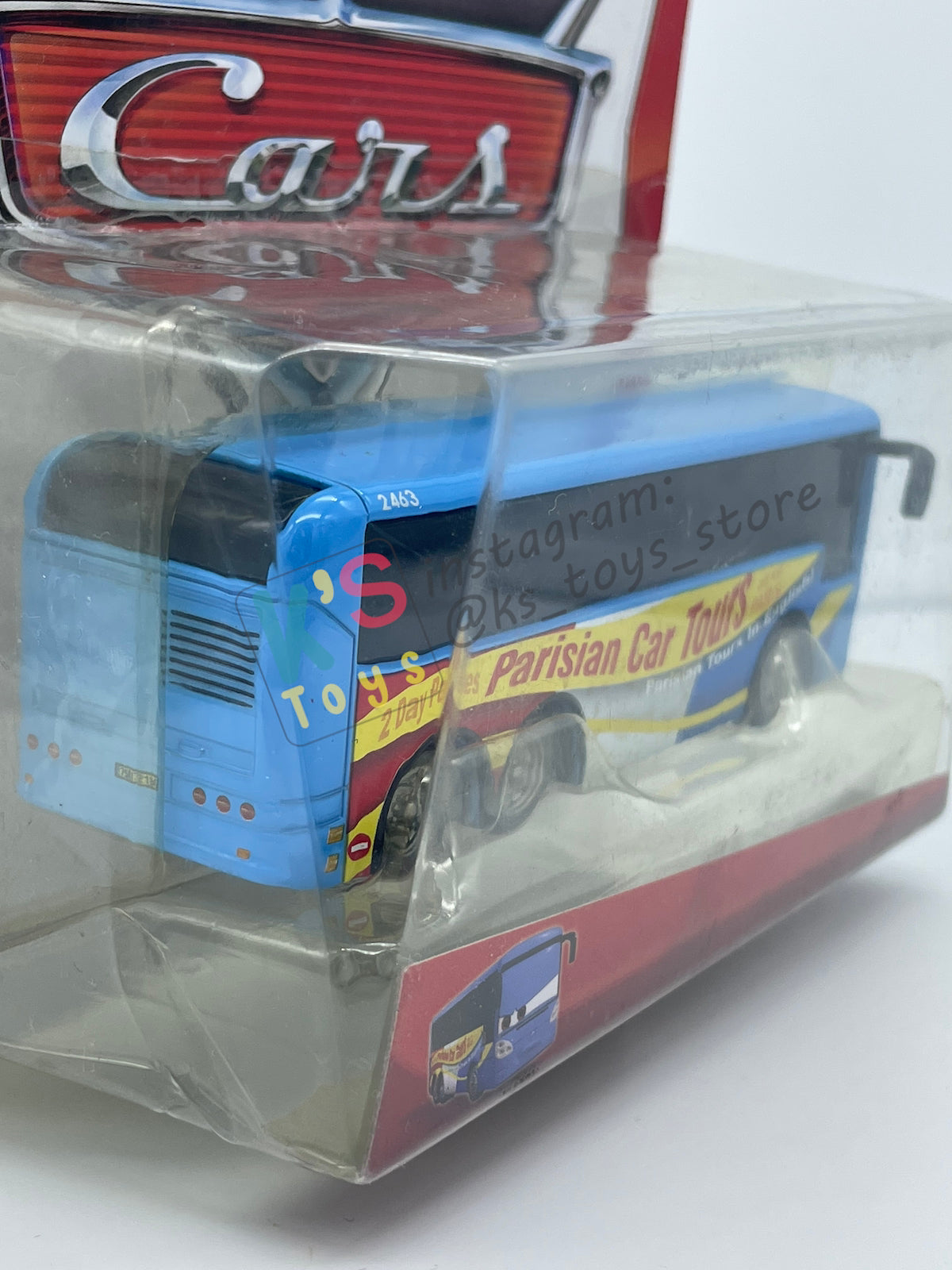 DELUXE DISNEY PIXAR CARS BY MATTEL, "EMMANUEL" PARIS TOUR SERIES - BNIP