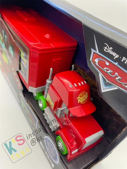 HAULER GLOW RACERS Disney Pixar Cars by MATTEL, GLOW RACERS MACK PLAY SET; NEW RELEASE 2023 - BNIP