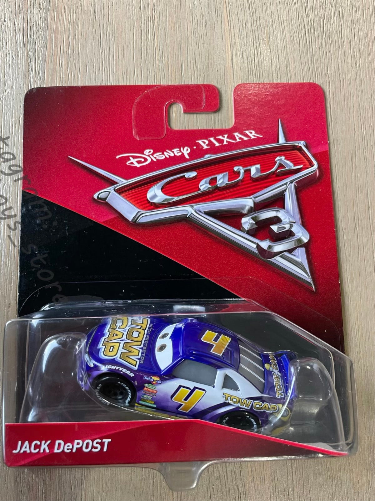 DISNEY PIXAR CARS "JACK DePOST" CARS 3 - BNIP