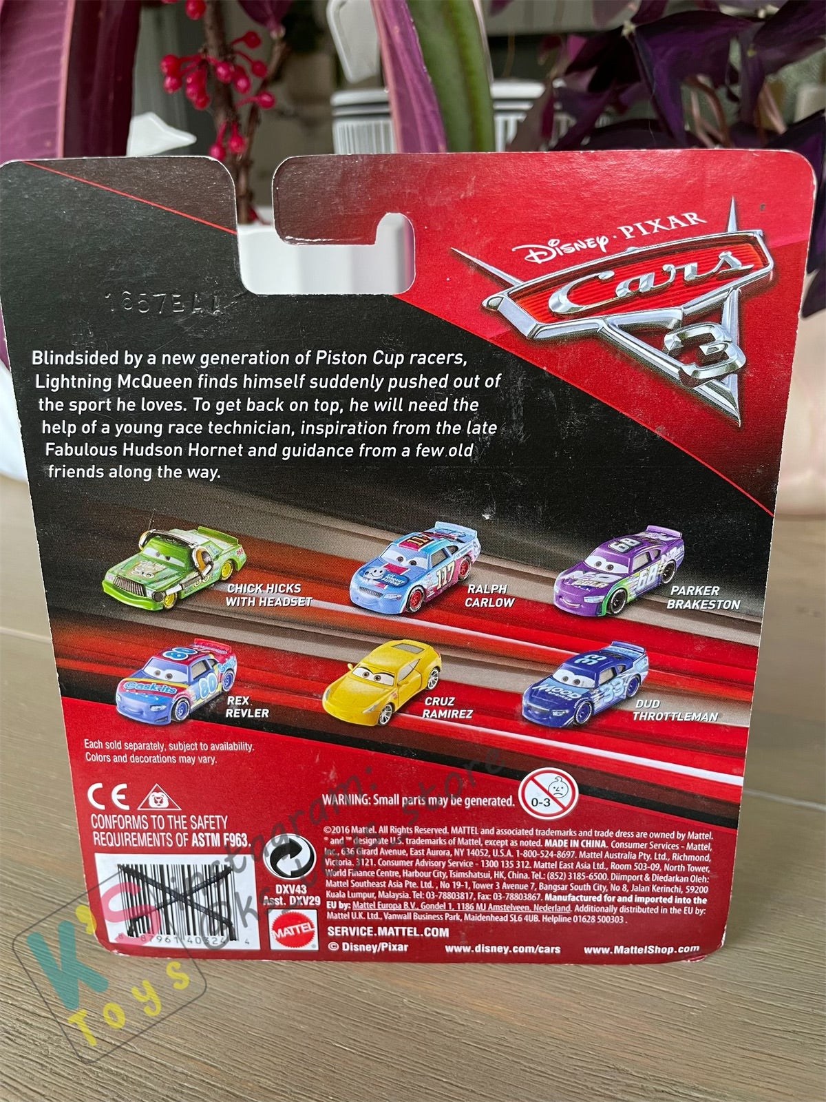 DISNEY PIXAR CARS "JACK DePOST" CARS 3 - BNIP