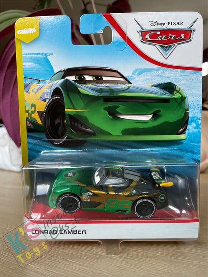 DISNEY PIXAR CARS BY MATTEL, CONRAD CAMBER - NEXT-GEN PISTON CUP RACERS SERIES - BNIP