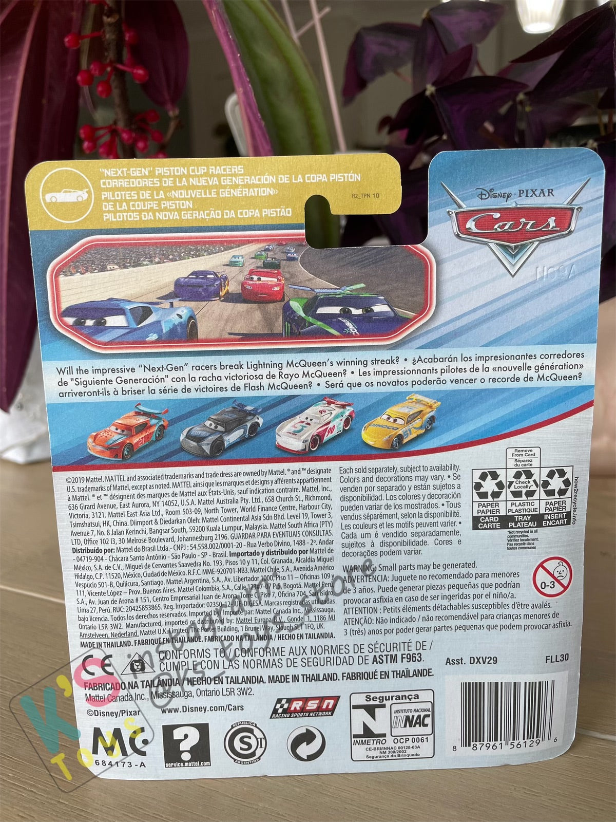 DISNEY PIXAR CARS BY MATTEL, CONRAD CAMBER - NEXT-GEN PISTON CUP RACERS SERIES - BNIP