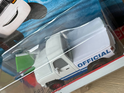 DISNEY PIXAR CARS BY MATTEL, KRIS REVSTOPSKI WITH GREEN FLAG - FLORIDA 500 - BNIP