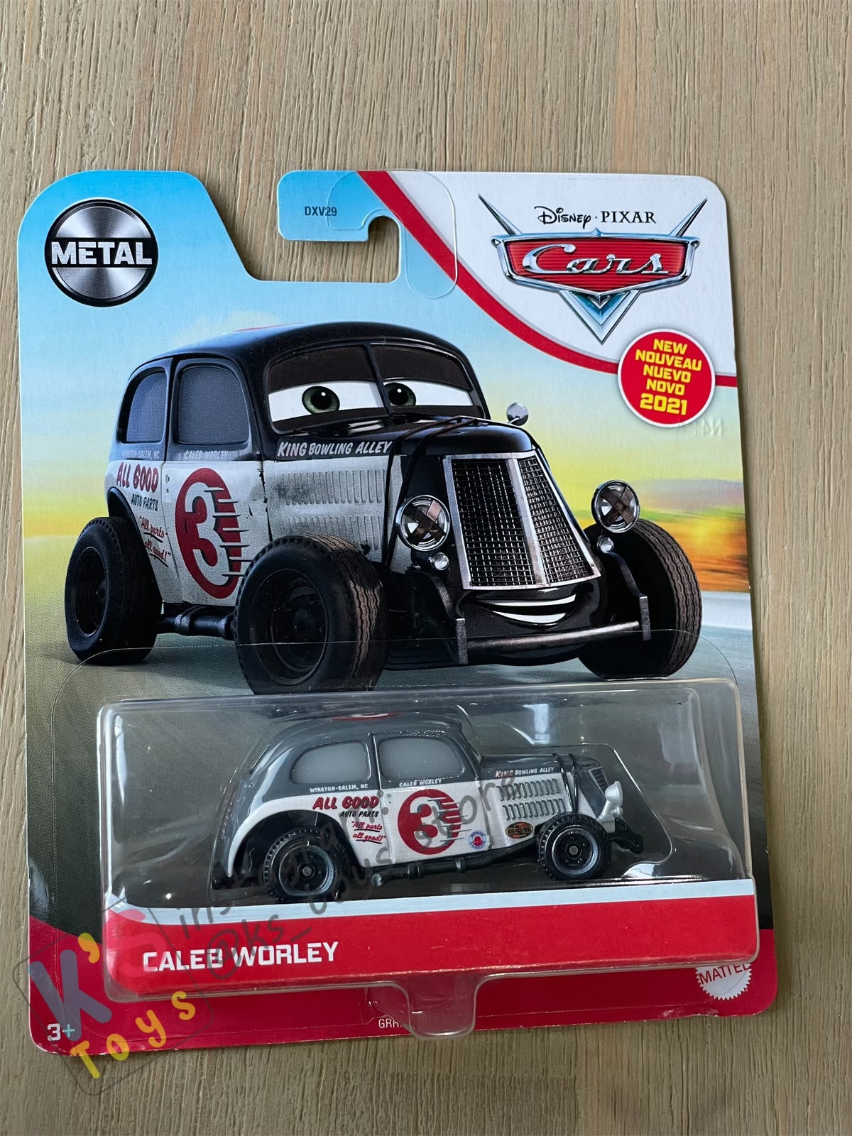 DISNEY PIXAR CARS "CALEB WORLEY" - BNIP