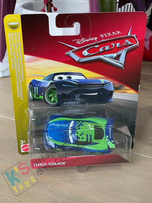 DISNEY PIXAR CARS BY MATTEL, CHRIS ROAMING - NEXT-GEN PISTON CUP RACERS- BNIP