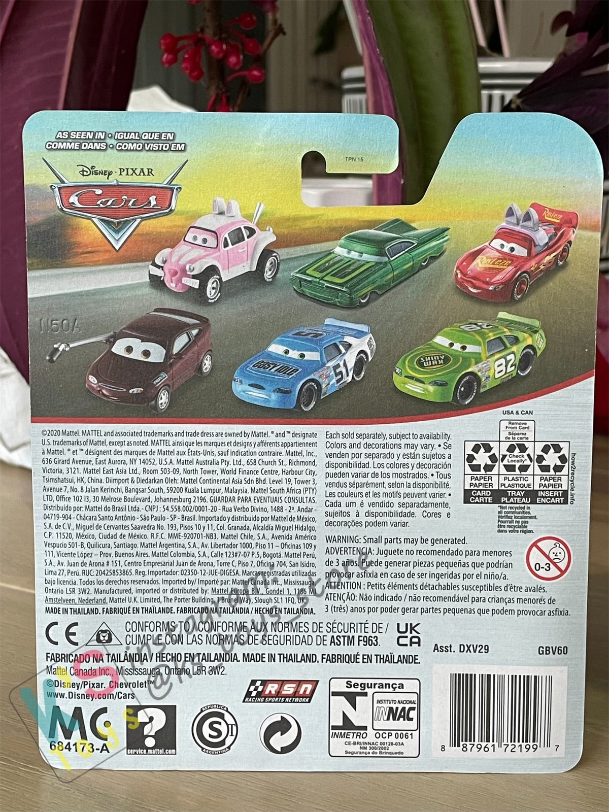 Disney Pixar Cars by MATTEL, ANDREA - BNIP