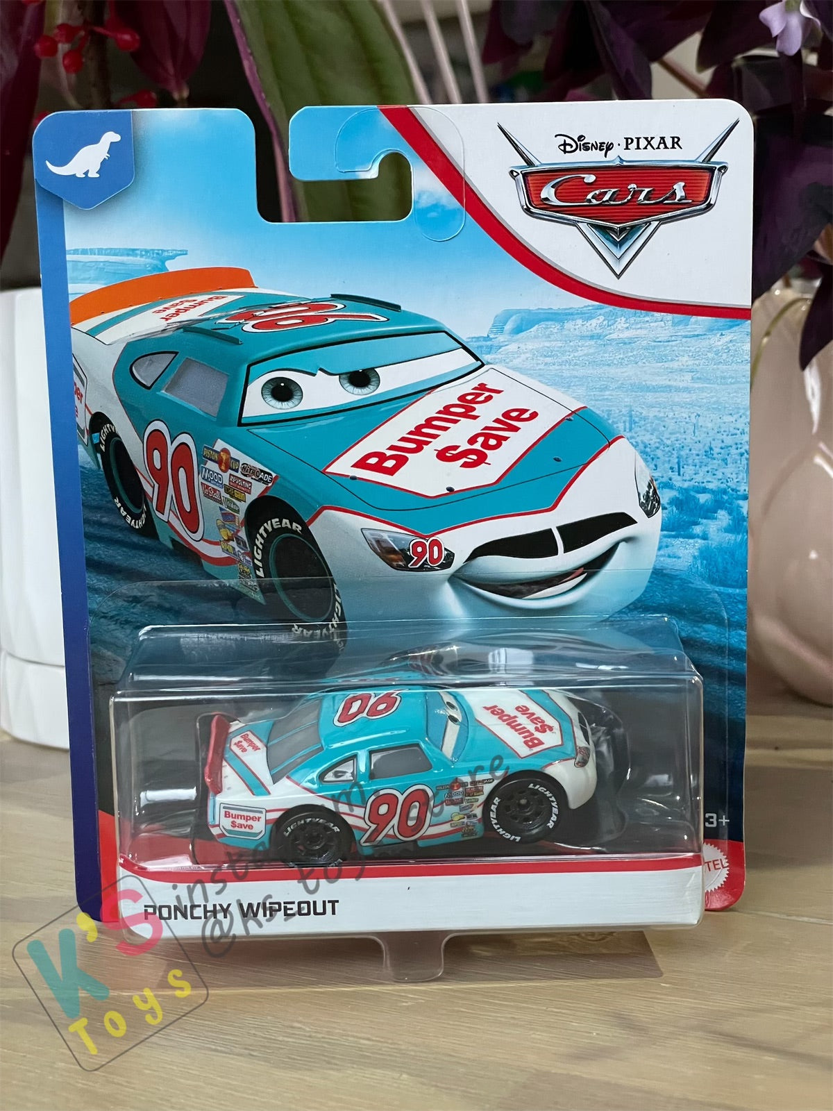 DISNEY PIXAR CARS "PONCHY WIPEOUT" DINOCO 400 SERIES - BNIP