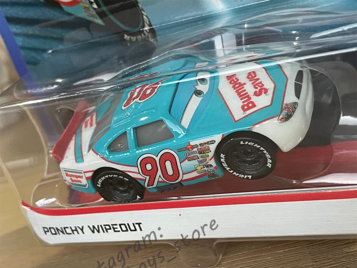 DISNEY PIXAR CARS "PONCHY WIPEOUT" DINOCO 400 SERIES - BNIP