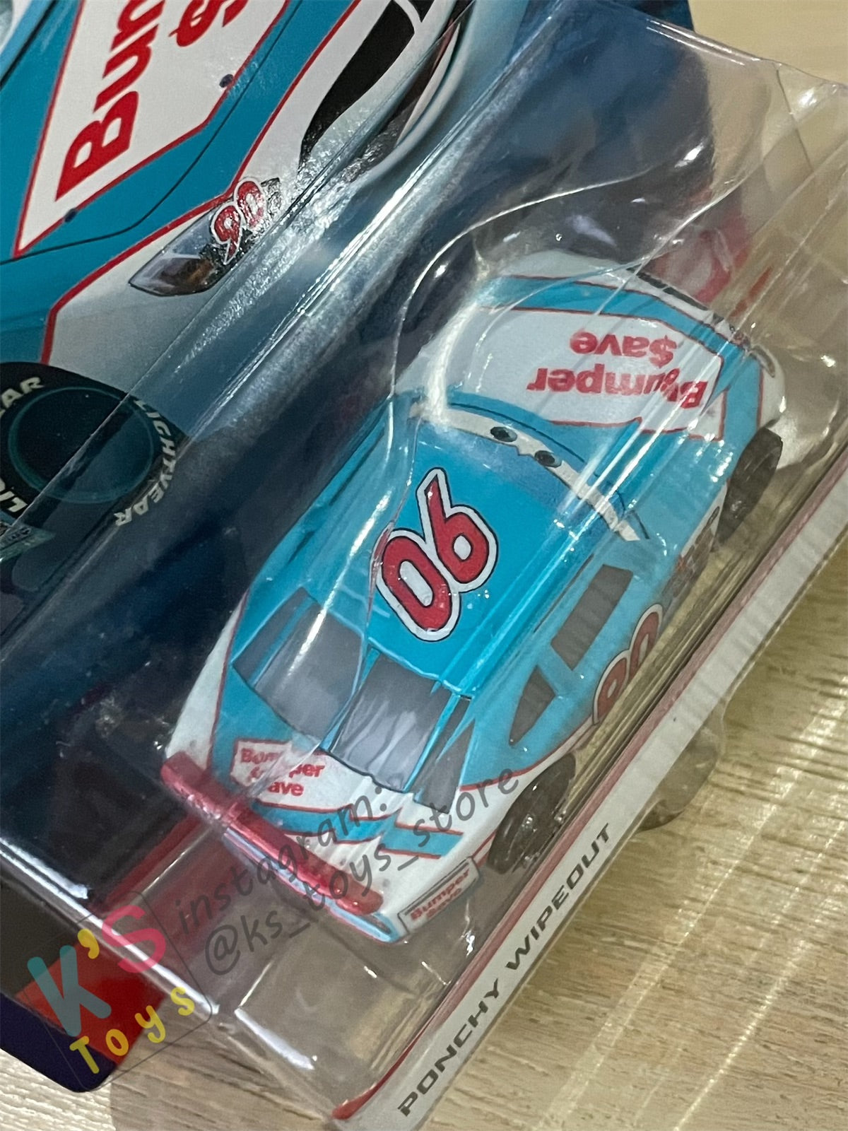 DISNEY PIXAR CARS "PONCHY WIPEOUT" DINOCO 400 SERIES - BNIP