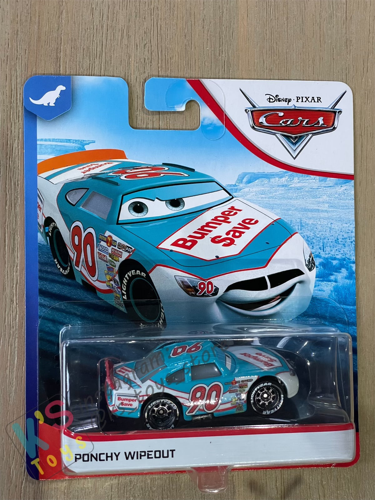 DISNEY PIXAR CARS "PONCHY WIPEOUT" DINOCO 400 SERIES - BNIP