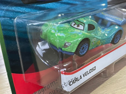 DISNEY PIXAR CARS BY MATTEL, CARLA VELOSO (WHITE CRAD) - WGP GPM SERIES - BNIP