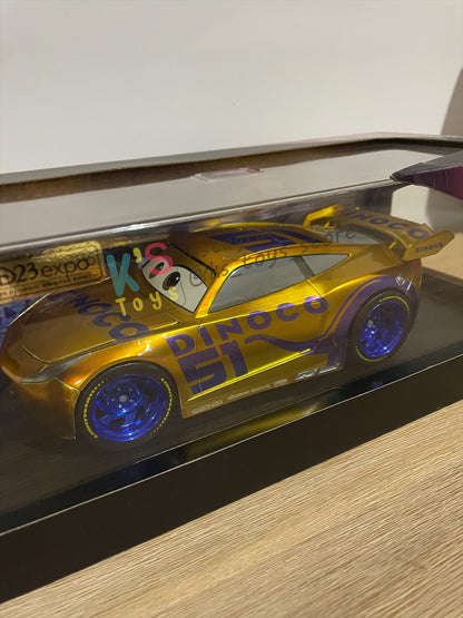 JADA TOYS, D23 EXPO 1:24 "METALLIC GOLD DINOCO CRUZ RAMIREZ" LIMITED EDITION, 750 PRODUCED WORLDWIDE - BNWT