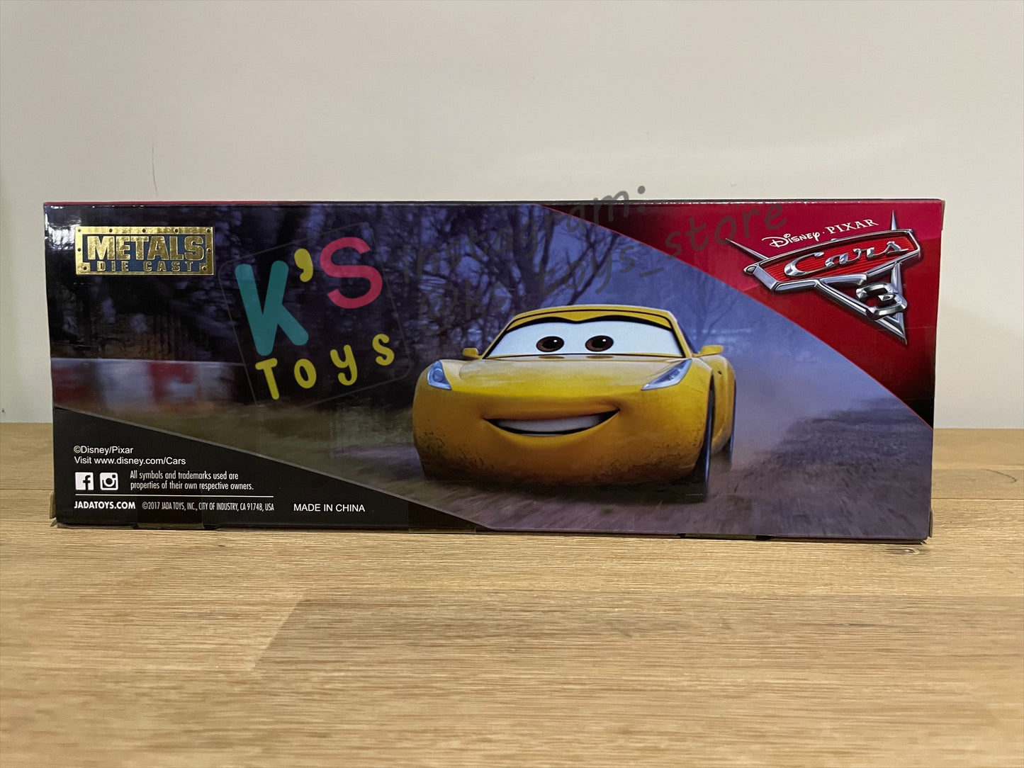 JADA TOYS, D23 EXPO 1:24 "METALLIC GOLD DINOCO CRUZ RAMIREZ" LIMITED EDITION, 750 PRODUCED WORLDWIDE - BNWT