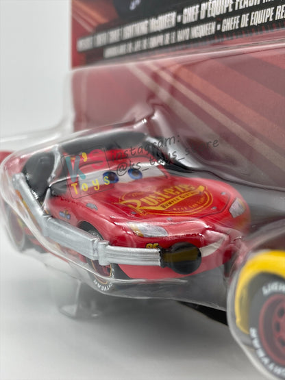 Disney Pixar Cars 1:55 by Mattel 2-Pack, HEADSET CREW CHIEF LIGHTNING MCQUEEN AND RUSTEZE CRUZ RAMIREZ - 2026 NEW RELEASE - BNIP