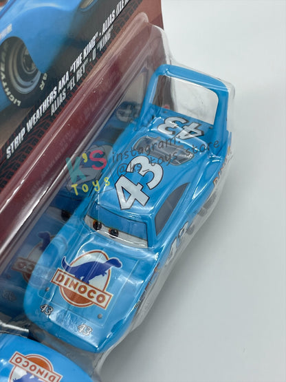 Disney Pixar Cars 1:55 by Mattel 2-Pack, ROGER WHEELER AND STRIP WEATHERS AKA “THE KING”  - 2026 NEW RELEASE - BNIP